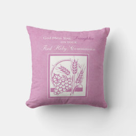 Eerste communie dochter, Roze Kussen