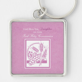 Eerste communie dochter, Roze Sleutelhanger