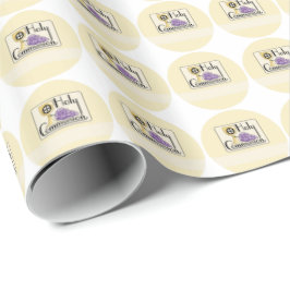 Eerste Communie Druiven en Beker, Aanpasbaar Cadeaupapier