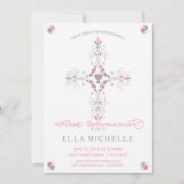 Eerste Communie - Eerste Heilige Communie Uitnodig Kaart (Voorkant)