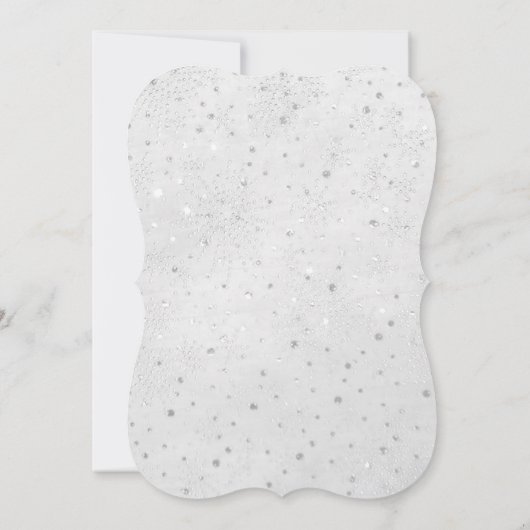 Eerste Communie Faux Goud en Faux Glitter Decor Kaart (Achterkant)