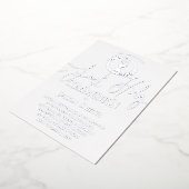 Eerste communie folie uitnodiging (Gedraaid)