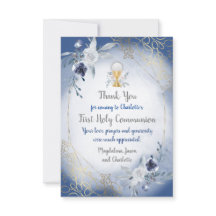 eerste communie foto dankkaart