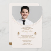 Eerste communie foto kaart (Voorkant / Achterkant)