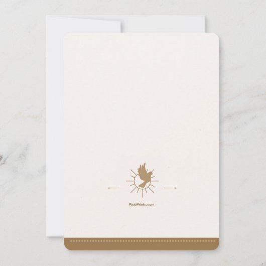 Eerste communie foto kaart (Achterkant)