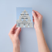 Eerste Communie foto kerk budget uitnodiging Flyer (Hand)