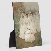 Eerste communie fotoplaat (Zijkant)