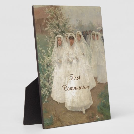 Eerste communie fotoplaat (Zijkant)