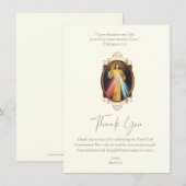 Eerste Communie Goddelijke Barmhartigheid Schrift (Voorkant / Achterkant)