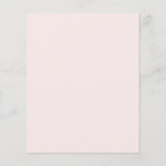 Eerste Communie Gouden Kruis Blush Roze Bloem (Achterkant)