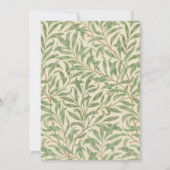 Eerste Communie Groene Faux Gold Bladergroen Kaart (Achterkant)