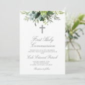 Eerste Communie Groenen Kaart (Staand voorkant)