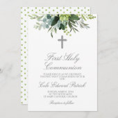 Eerste Communie Groenen Kaart (Voorkant / Achterkant)