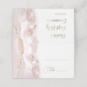 Eerste Communie inkt marmer Plaatskaartje (Buitenkant ongevouwen)