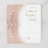 Eerste Communie inkt marmer Plaatskaartje (Buitenkant ongevouwen)