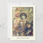 Eerste Communie Jezus Goddelijke Barmhartigheid Ke Kaart (Voorkant)