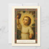 Eerste Communie: Jezus reikt naar druiven Kaart (Voorkant)