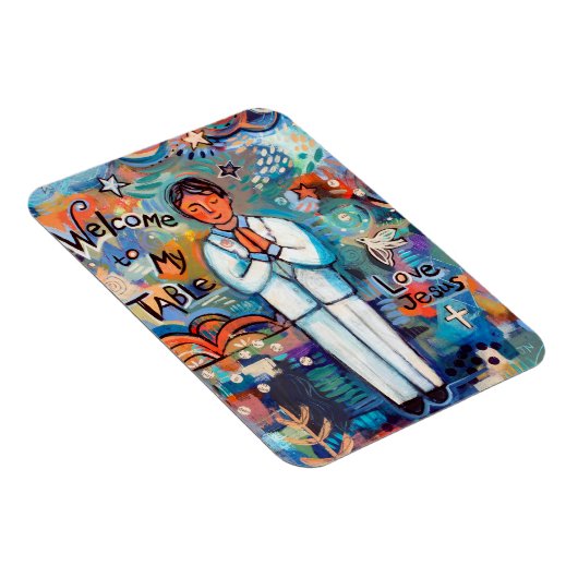 Eerste communie jongen katholieke magneet cadeau (Rechterzijde)