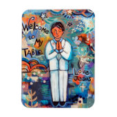 Eerste communie jongen katholieke magneet cadeau (Verticaal)