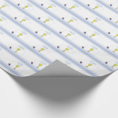Eerste communie jongen, kelk met hostie en druiven cadeaupapier (Hoek)
