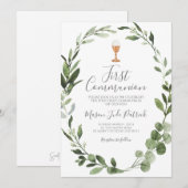 Eerste communie kaart (Voorkant / Achterkant)