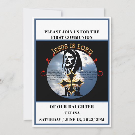 Eerste communie kaart (Voorkant)