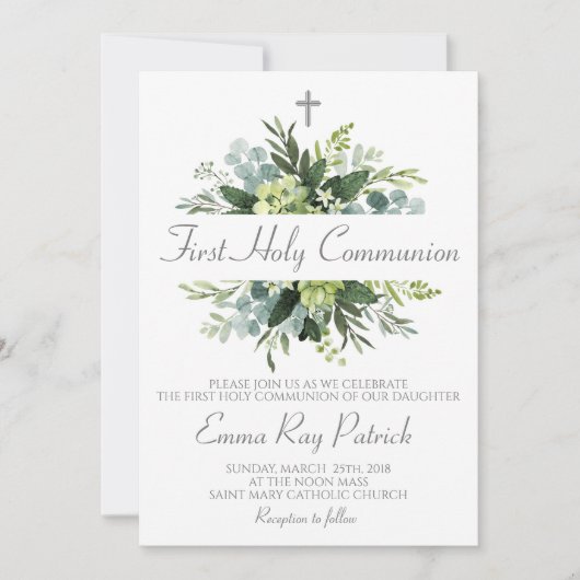 Eerste communie kaart (Voorkant)