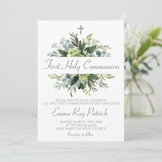 Eerste communie kaart (Staand voorkant)