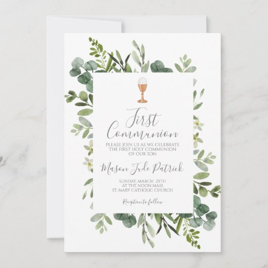 Eerste communie kaart (Voorkant)