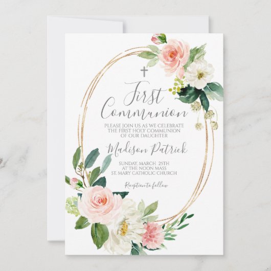 Eerste communie kaart (Voorkant)