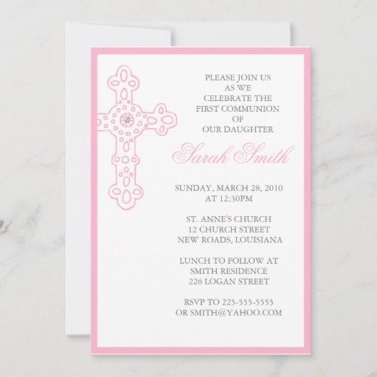 Eerste communie kaart (Voorkant)