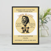 Eerste communie kaart (Staand voorkant)