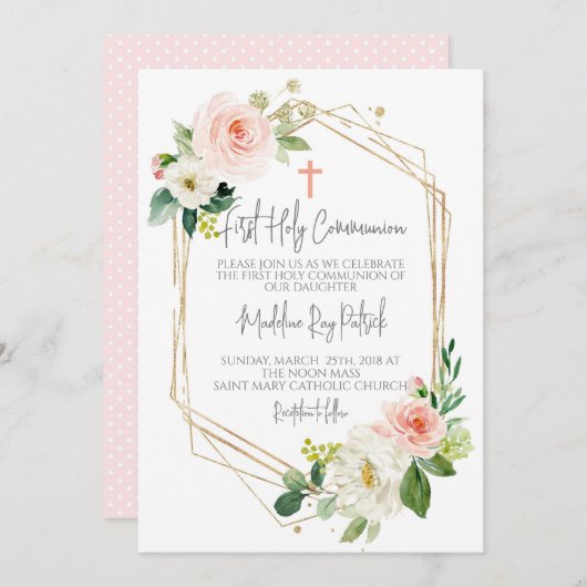 Eerste Communie Kaart (Voorkant / Achterkant)