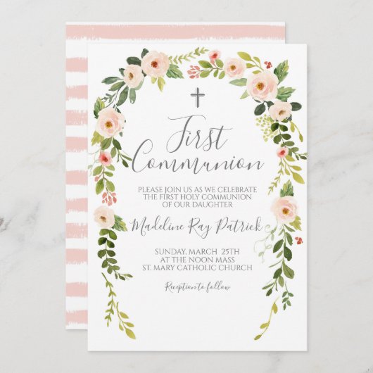 Eerste communie kaart (Voorkant / Achterkant)