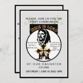 Eerste communie kaart (Voorkant / Achterkant)
