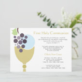 Eerste communie kaart (Staand voorkant)