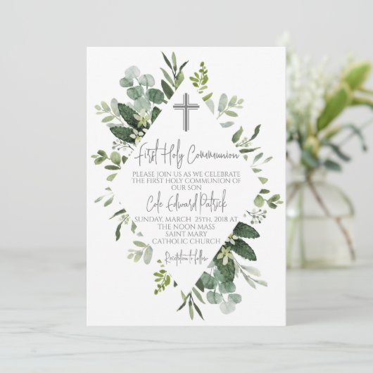 Eerste Communie Kaart (Staand voorkant)