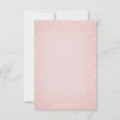 Eerste Communie Katholiek meisje roze Kaart (Achterkant)