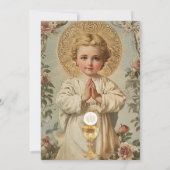 Eerste Communie Katholieke Jezus Eucharistie Kaart (Achterkant)