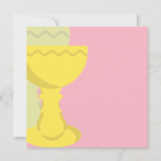 Eerste communie kelk kaart (Achterkant)