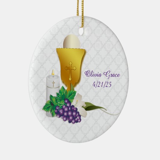 Eerste communie keramisch ornament (Rechts)