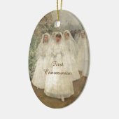 Eerste communie keramisch ornament (Links)