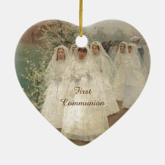 Eerste communie keramisch ornament (Achterkant)