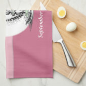 Eerste Communie kleindochter roze, kelk Theedoek (Quarter Fold)
