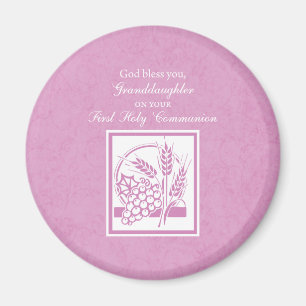 Eerste communie kleindochter, Roze Magneet