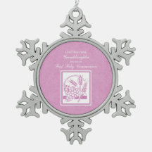 Eerste communie kleindochter, Roze