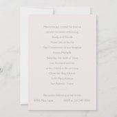 Eerste Communie Kruis Kaart (Achterkant)