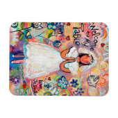 Eerste communie magneet voor meisje (Horizontaal)