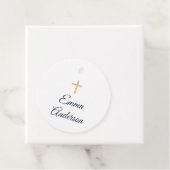 Eerste Communie, marinedoop en goud Elegant Bedankjes Labels (In situ)