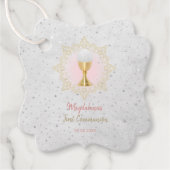 Eerste communie meisje bedankjes labels (Voorkant)